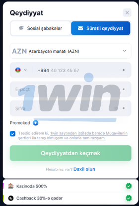 1win qeydiyyat